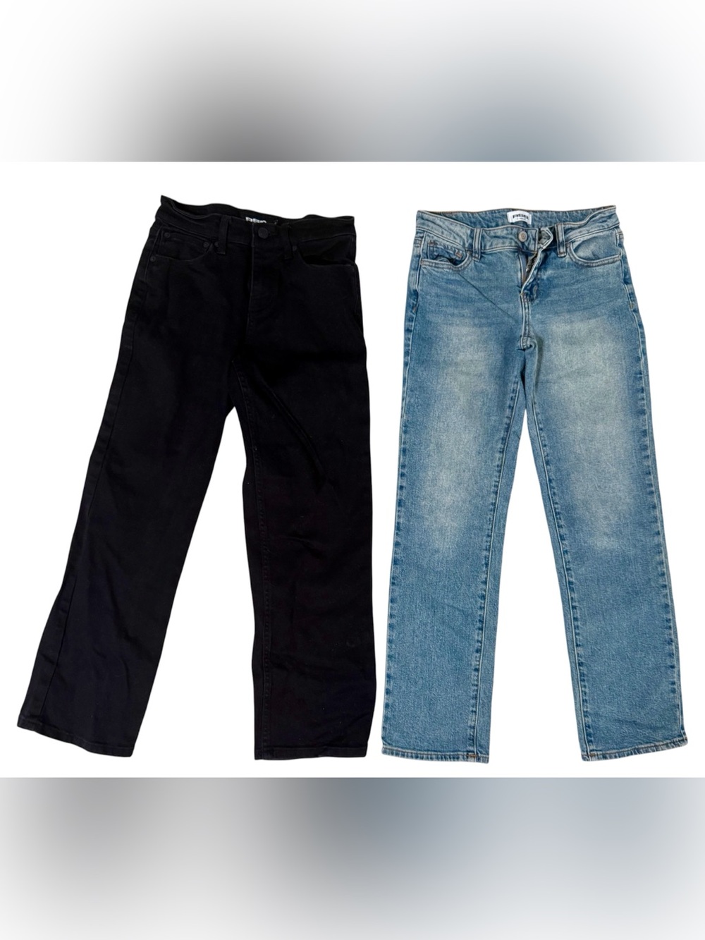 RSQ Kids Jeans Duo - Black & Light Blue bundle